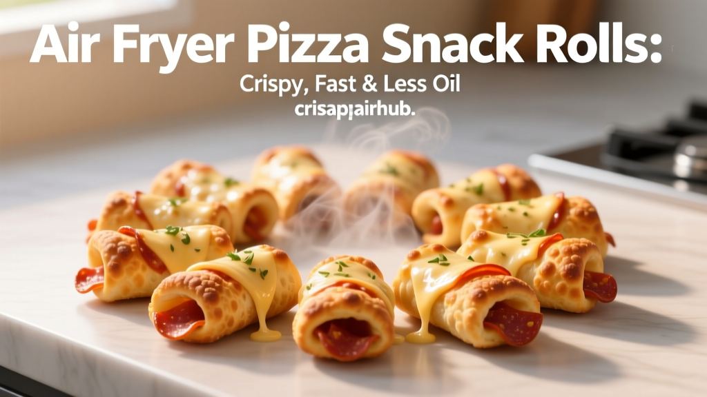 Air Fryer Pizza Snack Rolls: Crispy, Fast & Low-Oil