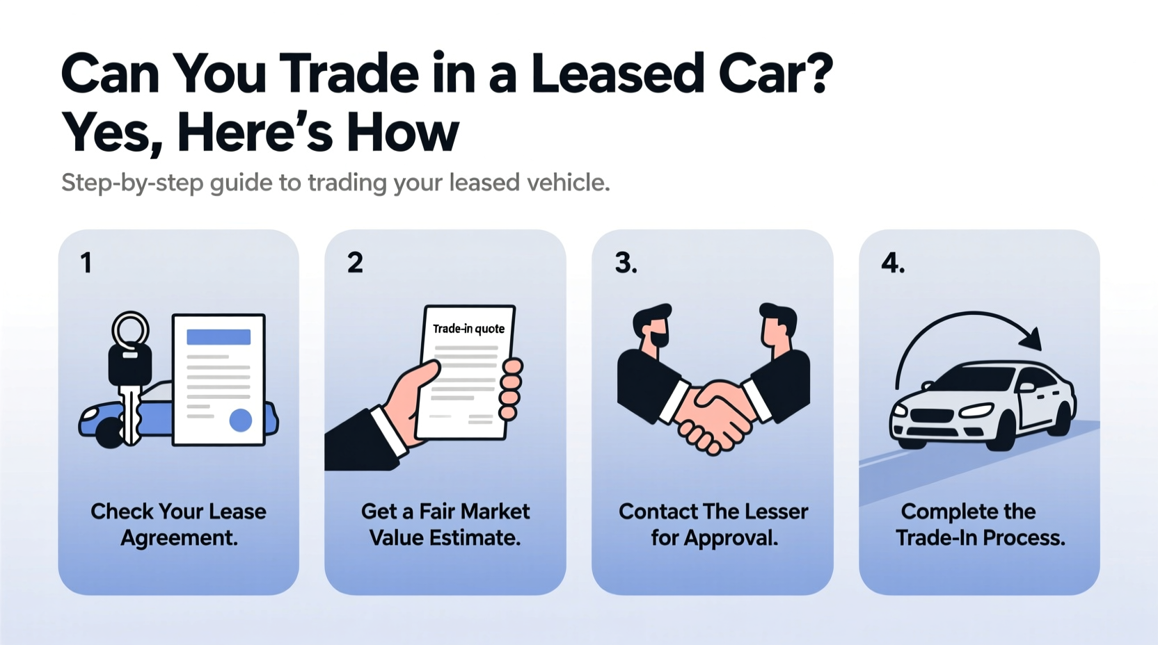 can i trade in a leased car