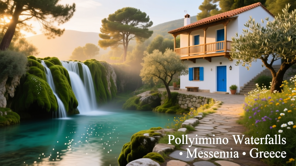 Polylimnio Waterfalls in Messenia, Peloponnese: A Hidden Gem for Nature-Led Hospitality and Sustainable Travel