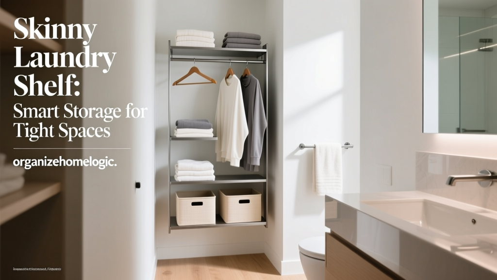 Skinny Laundry Shelf: Smart Storage for Tight Spaces