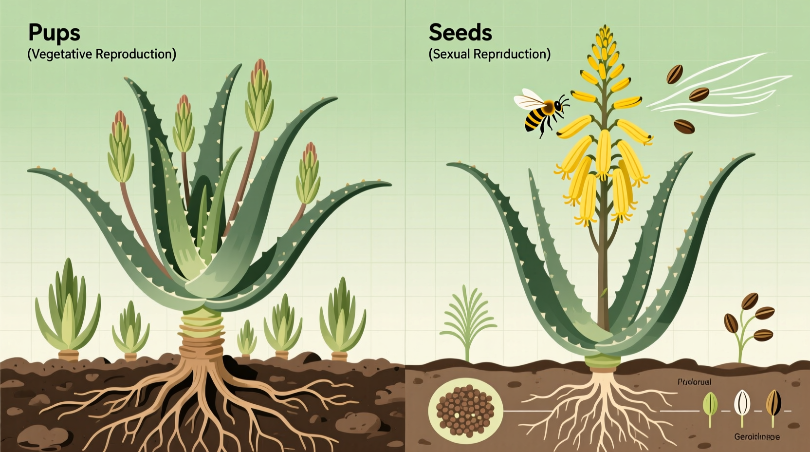 2 Ways to Grow Aloe Vera Fast | TheHomeSprouts