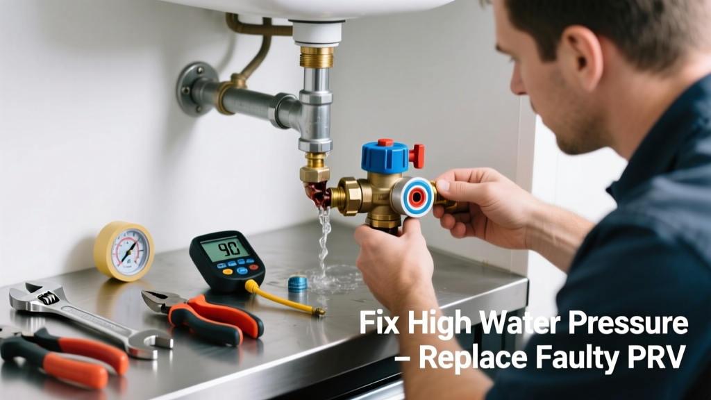 Fix High Water Pressure: Replace Faulty PRV