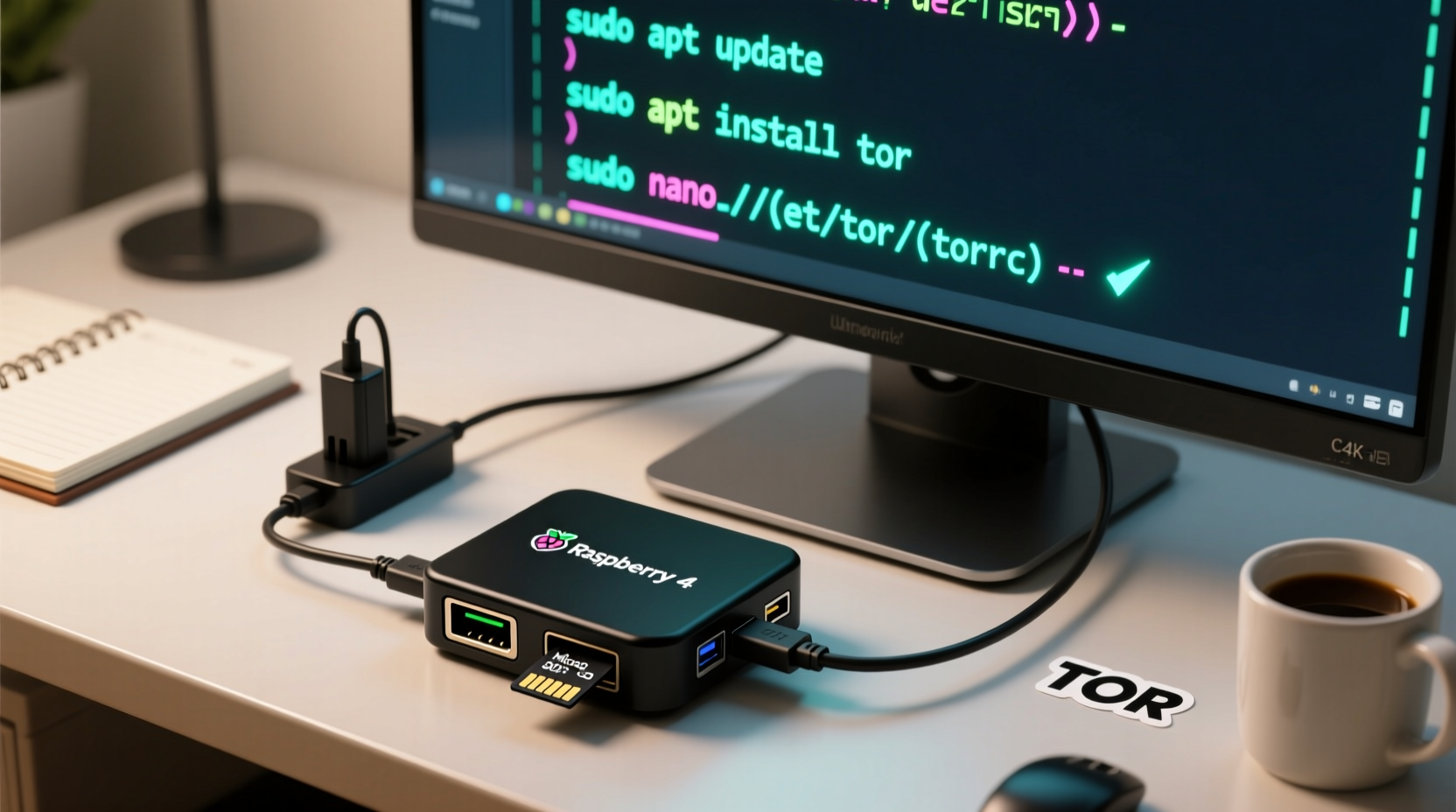 instantly set up a tor proxy on a raspberry pi with a s