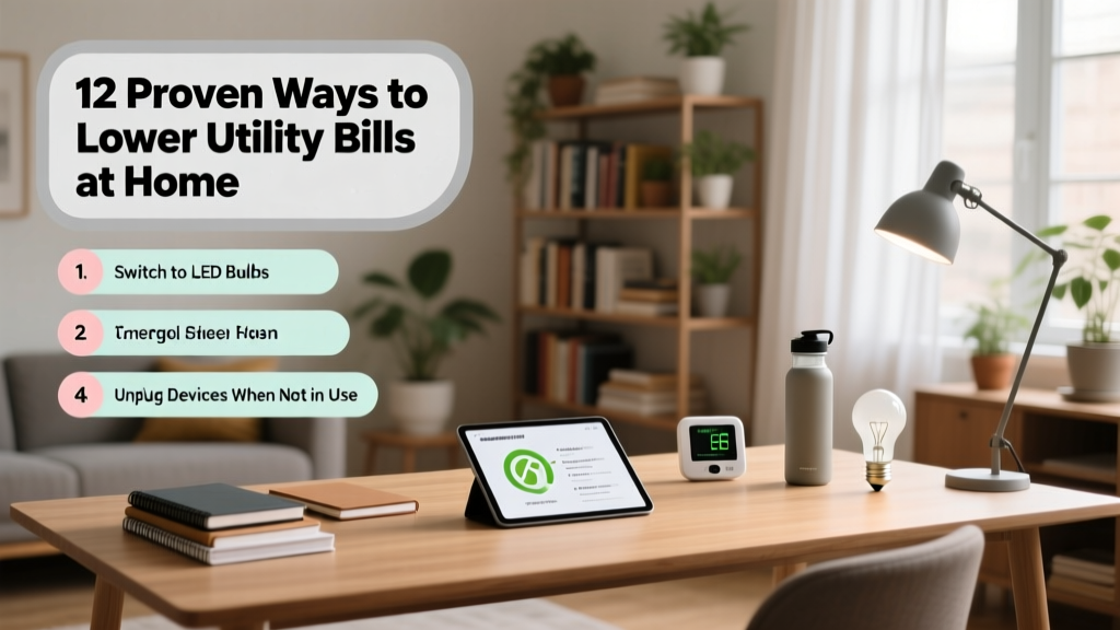 12 Proven Ways to Lower Utility Bills at Home
