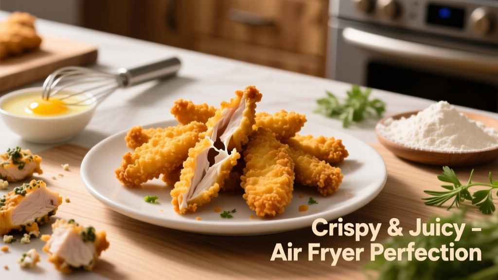 Air Fryer Buttermilk Chicken Strips: Crispy & Juicy