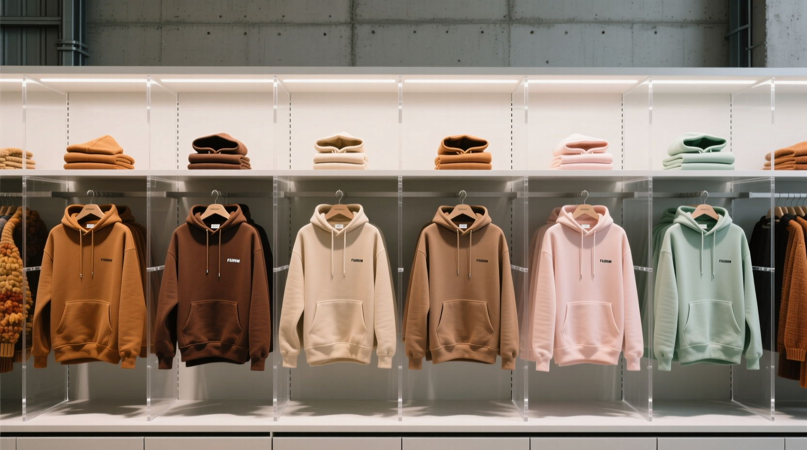 hoodie storage without distortion