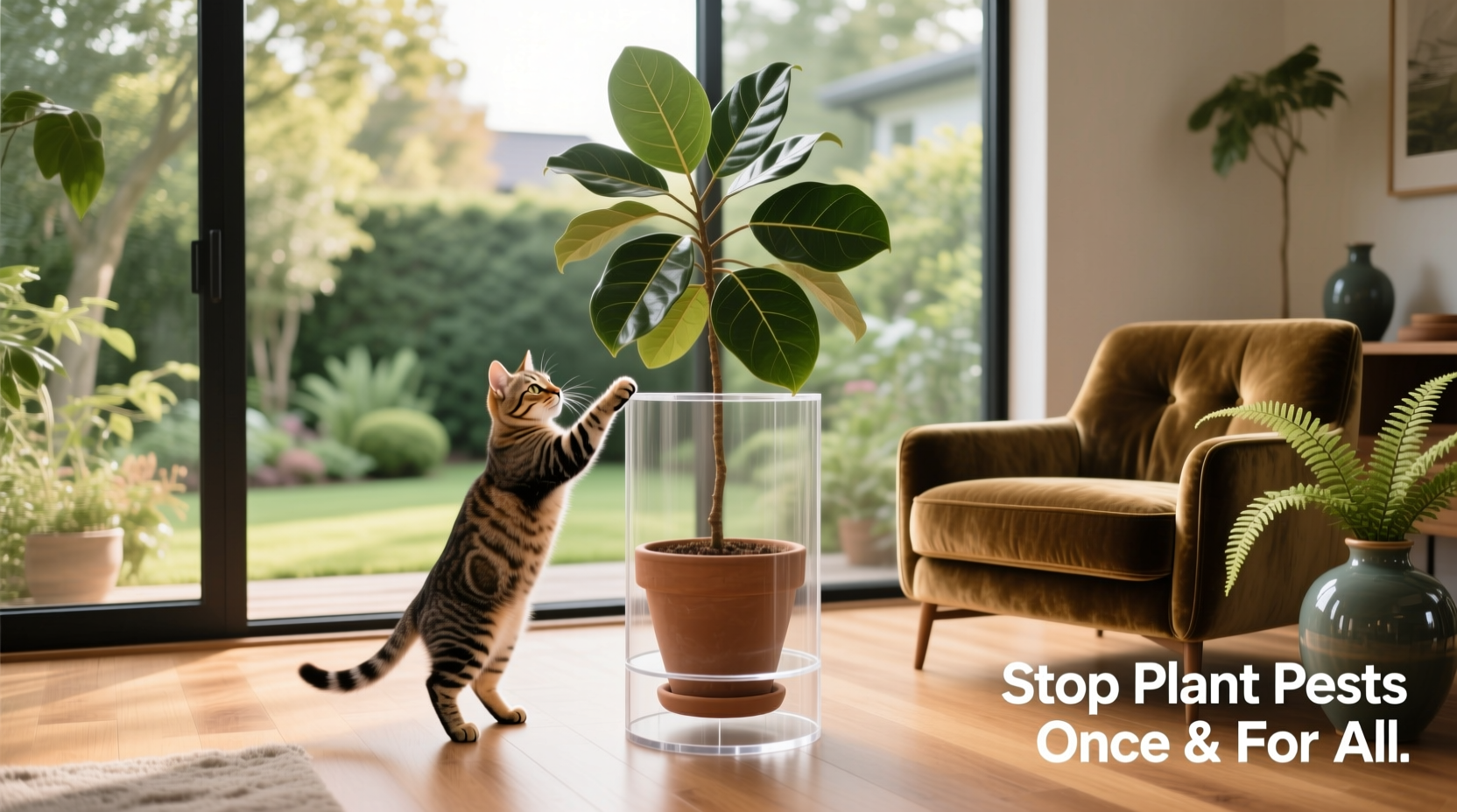 how to stop your cat from knocking over houseplants once and for all