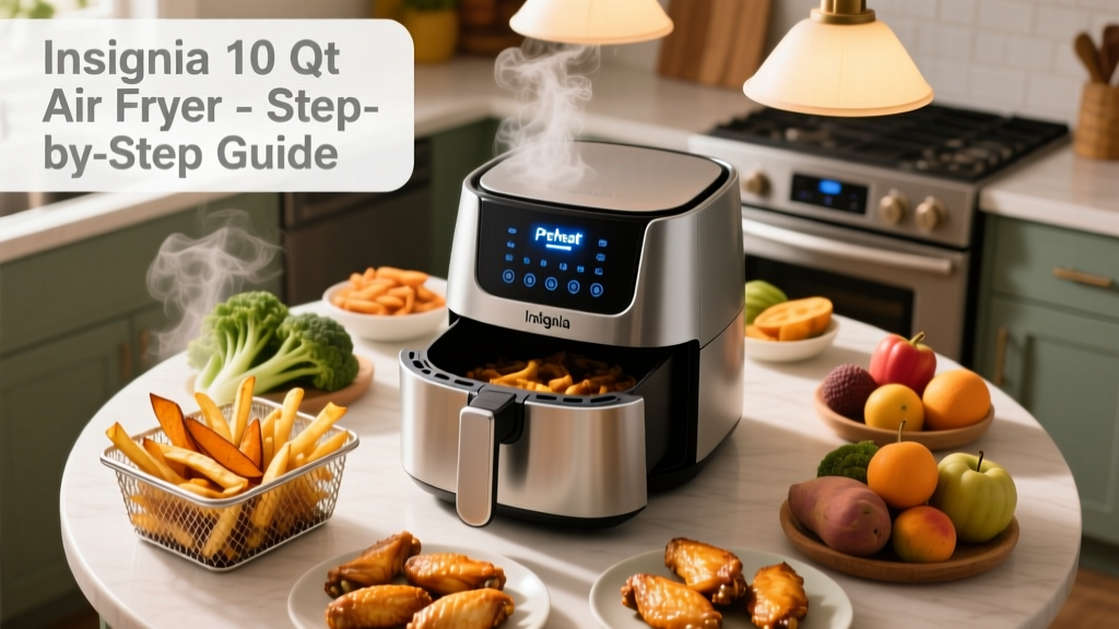How to Use the Insignia 10 Qt Digital Air Fryer