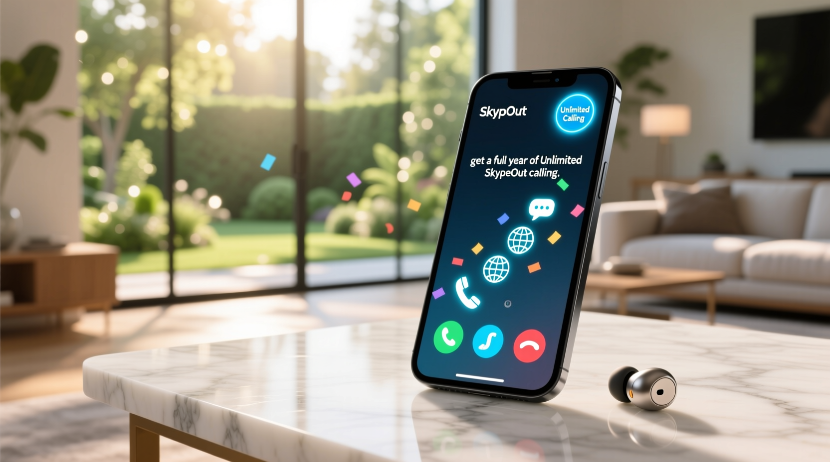 get a full year of unlimited skypeout calling