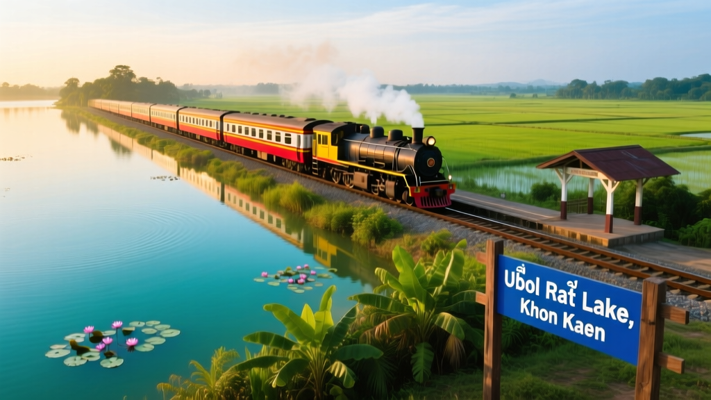 Ubol Rat Lake in Khon Kaen: Thailand’s Urban Oasis for Recreation, Ecology, and Multimodal Access