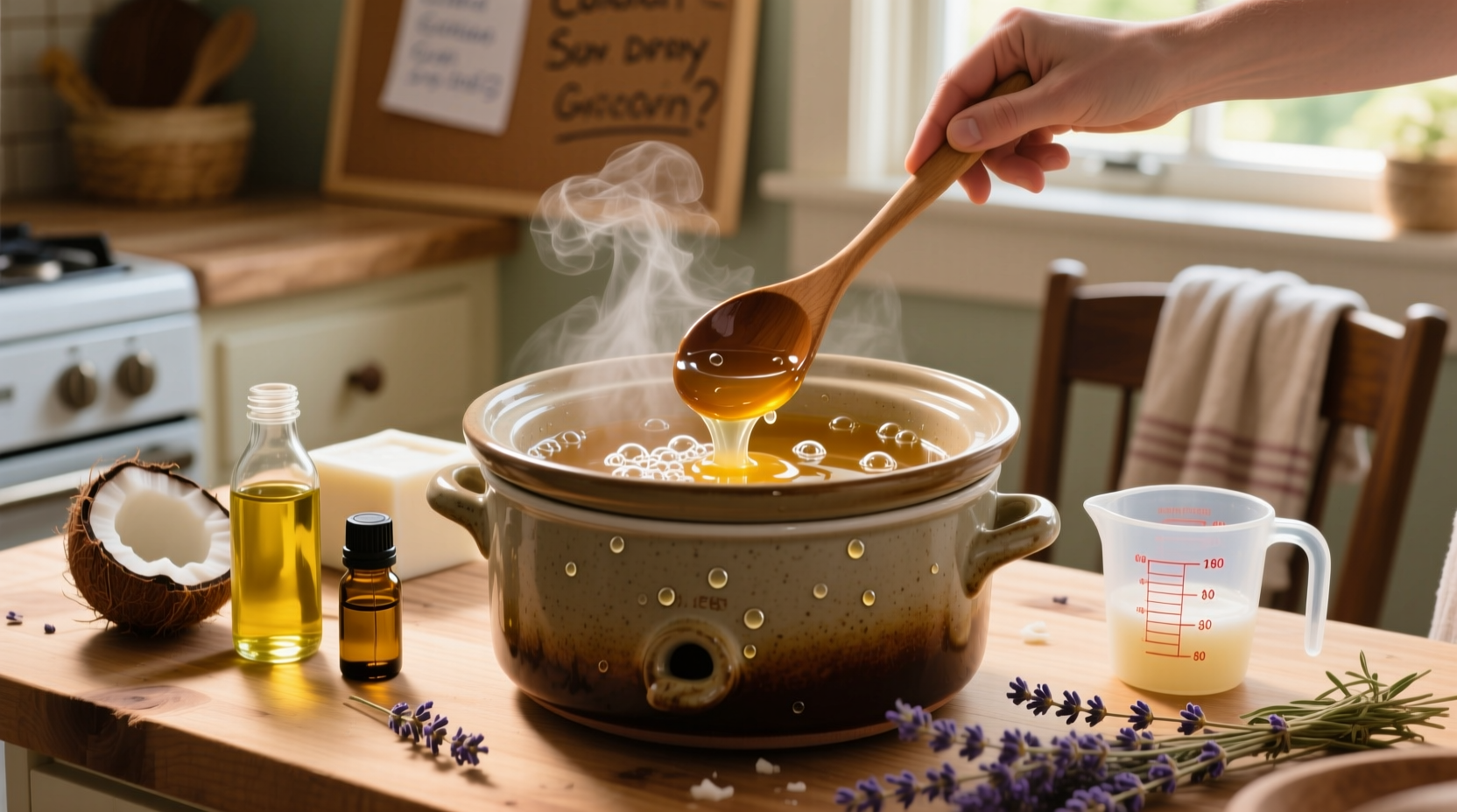 make soap in a crockpot