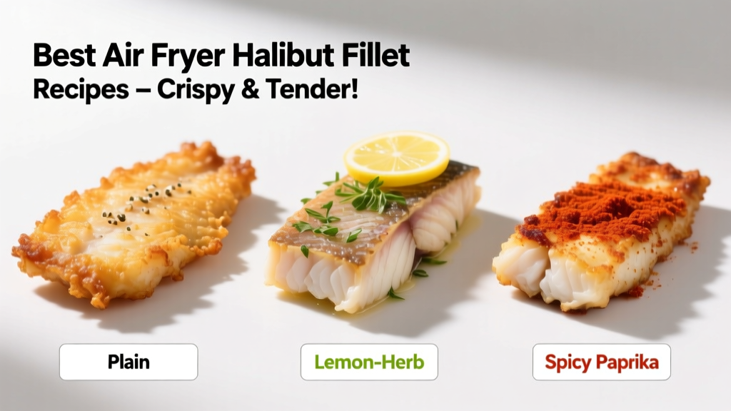 Best Air Fryer Halibut Fillet Recipes (Crispy & Tender!)