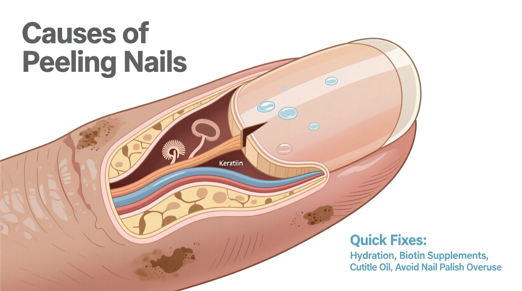 why are my nails peeling in layers causes and quick fixes
