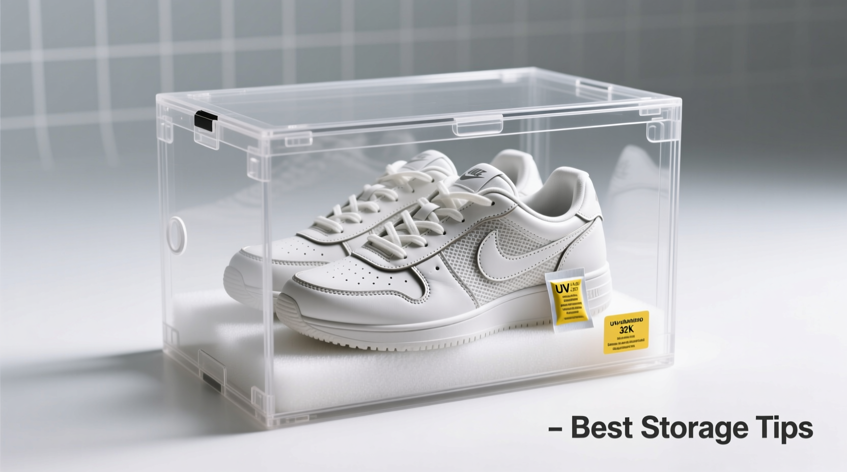 best way to store sneakers to prevent creasing and yellowing