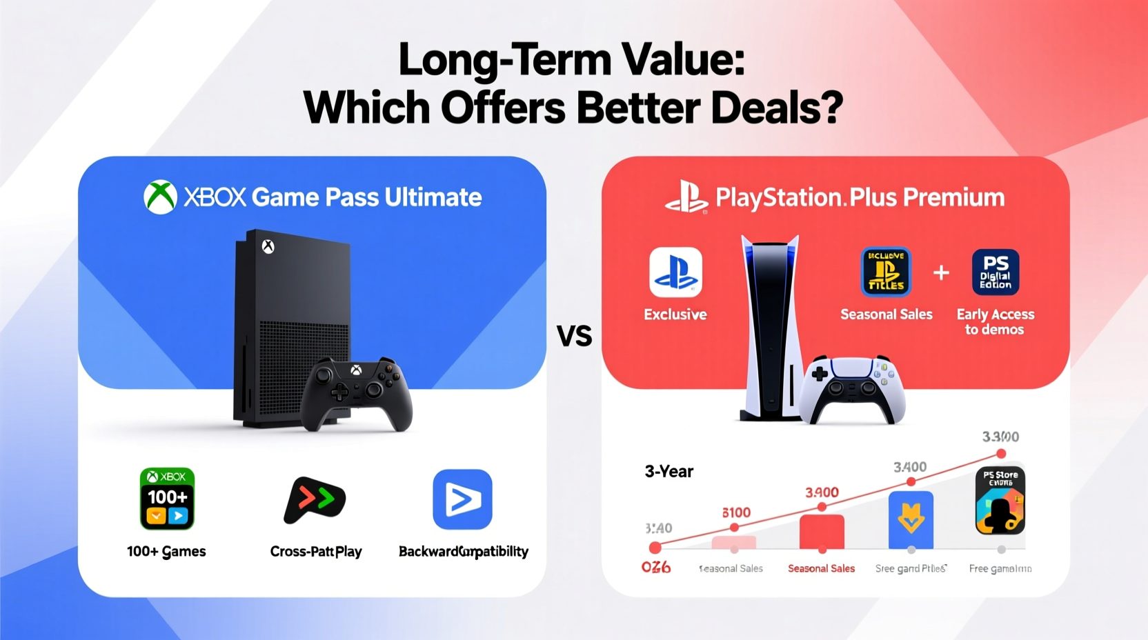 xbox series s vs ps5 digital edition which console offers better game deals long term