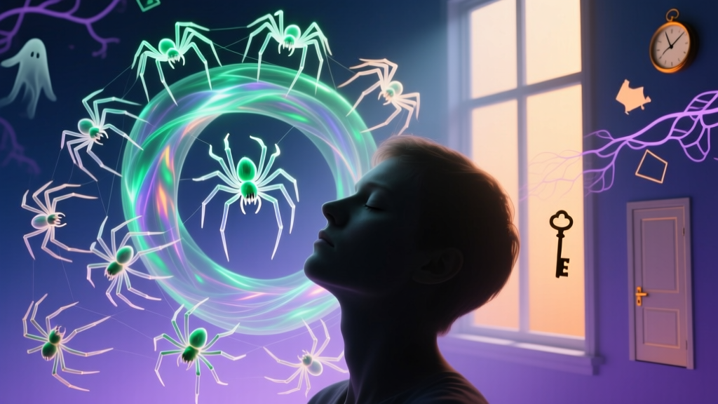 Dreaming About Spider Swarm: Interpretation