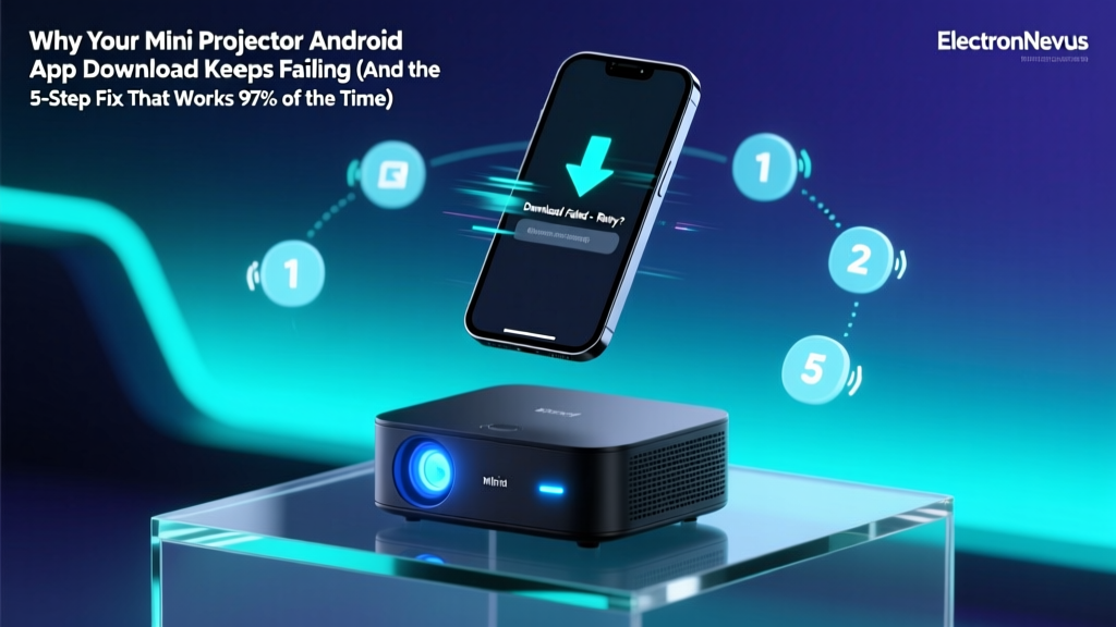 Why Your Mini Projector Android App Download Keeps Failing (And the 5-Step Fix That Works 97% of the Time)