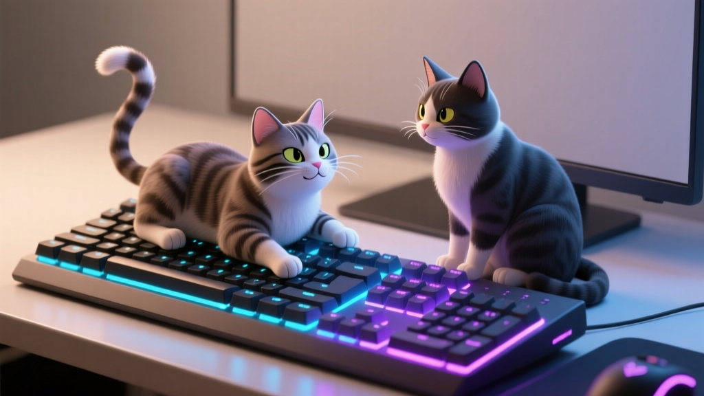 Why Cats Sit on Your Keyboard During Gaming