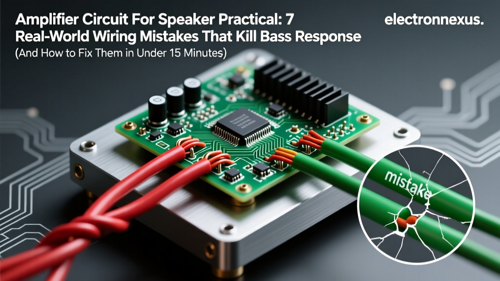 Amplifier Circuit For Speaker Practical: 7 Real-World Wiring Mistakes That Kill Bass Response (And How to Fix Them in Under 15 Minutes)
