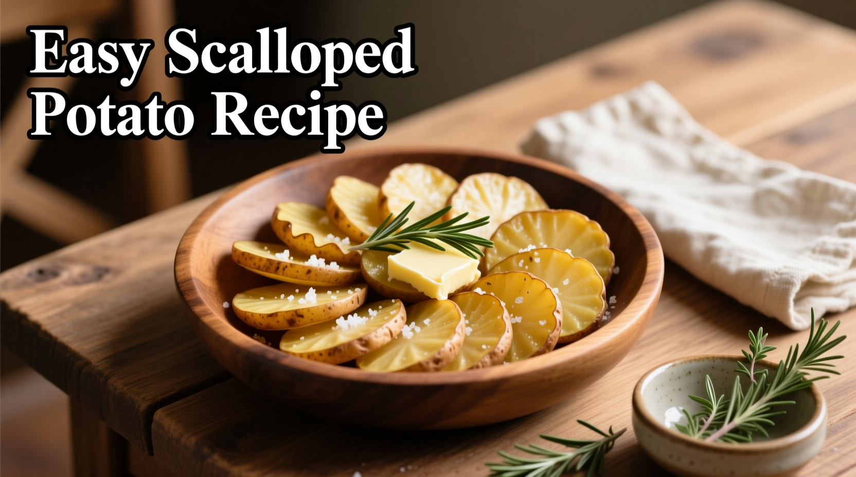 Easy Scalloped Potato Recipe: 6-Ingredient Perfection