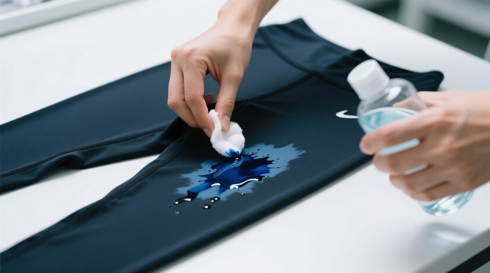 how to remove ink transfer from leggings