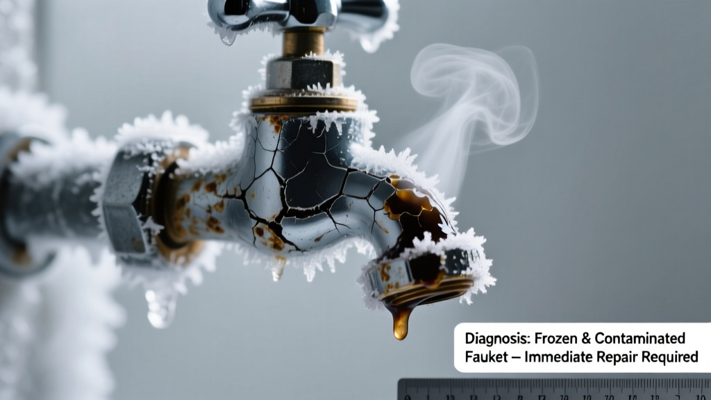 Exterior Faucet Frozen and Smells Bad: Quick Diagnosis