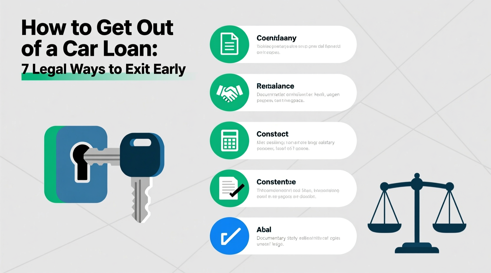 how can you get out of a car loan