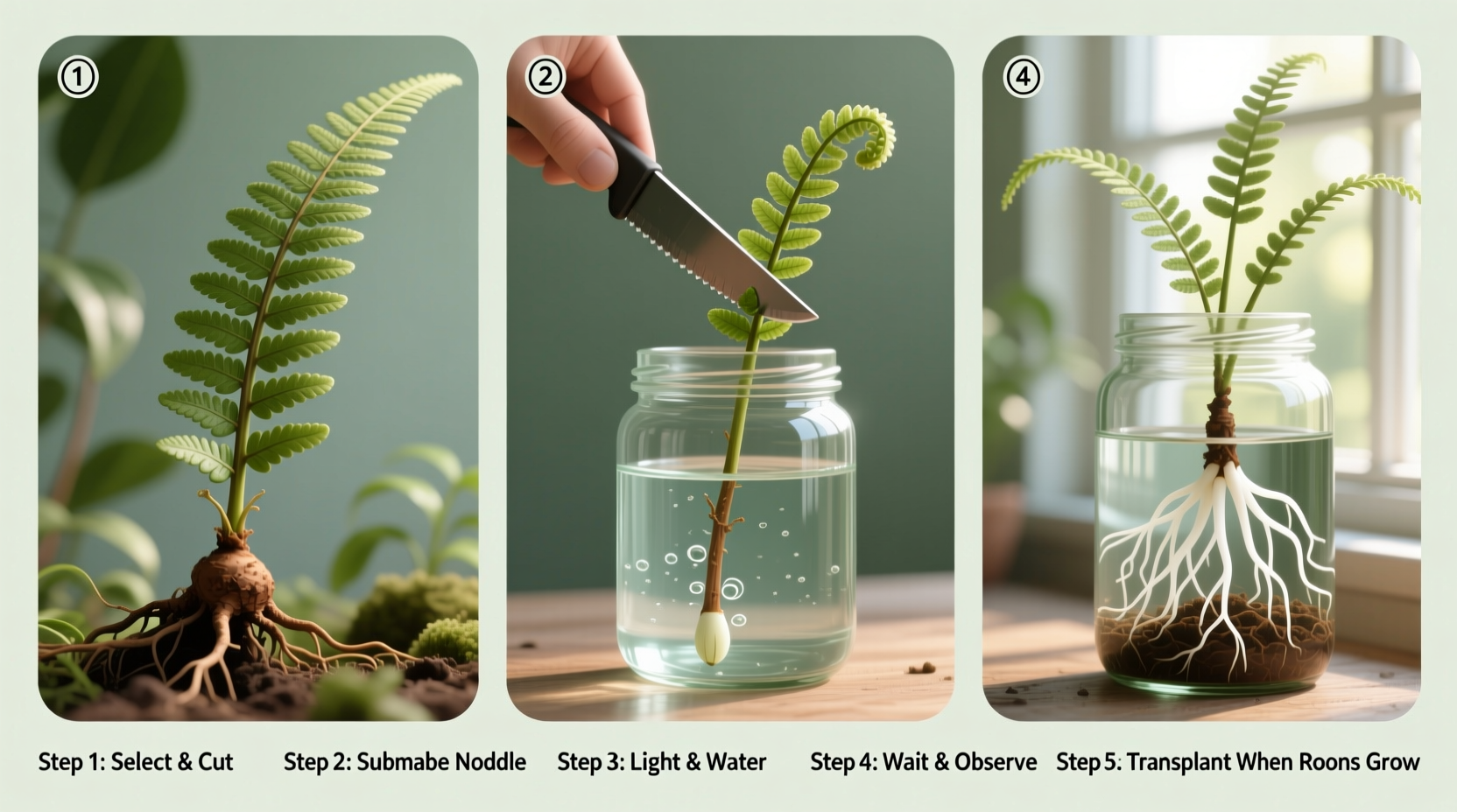 Propagate Ferns in Water: 5 Easy Steps | TheHomeSprouts