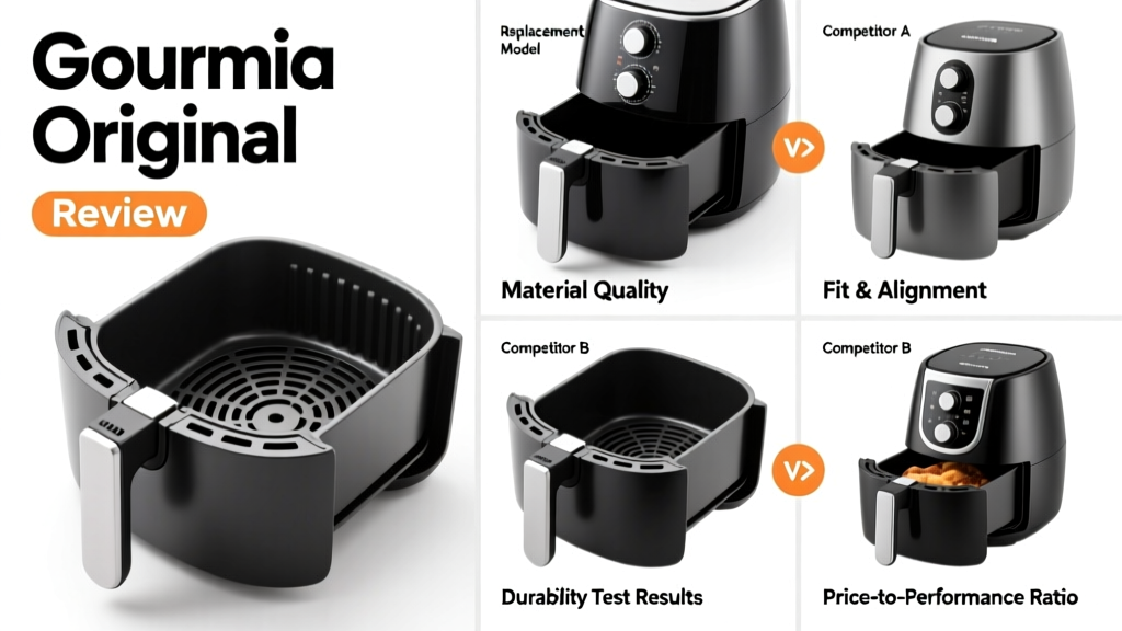Gourmia Air Fryer Drawer Replacement Guide