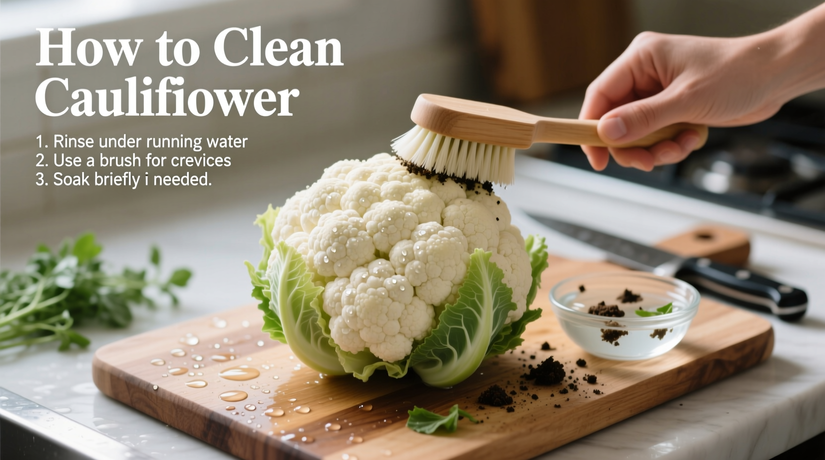 How to Clean Cauliflower: Step-by-Step Guide