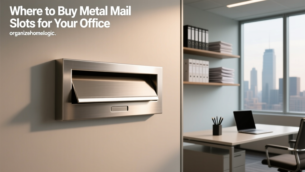 Where to Buy Metal Mail Slots for Your Office