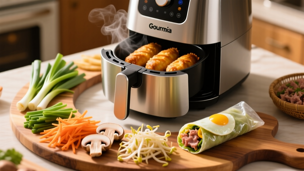 How to Cook Egg Rolls in a Gourmia Air Fryer