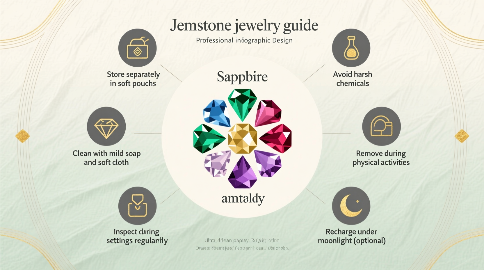 how do i care for my gemstone jewelry