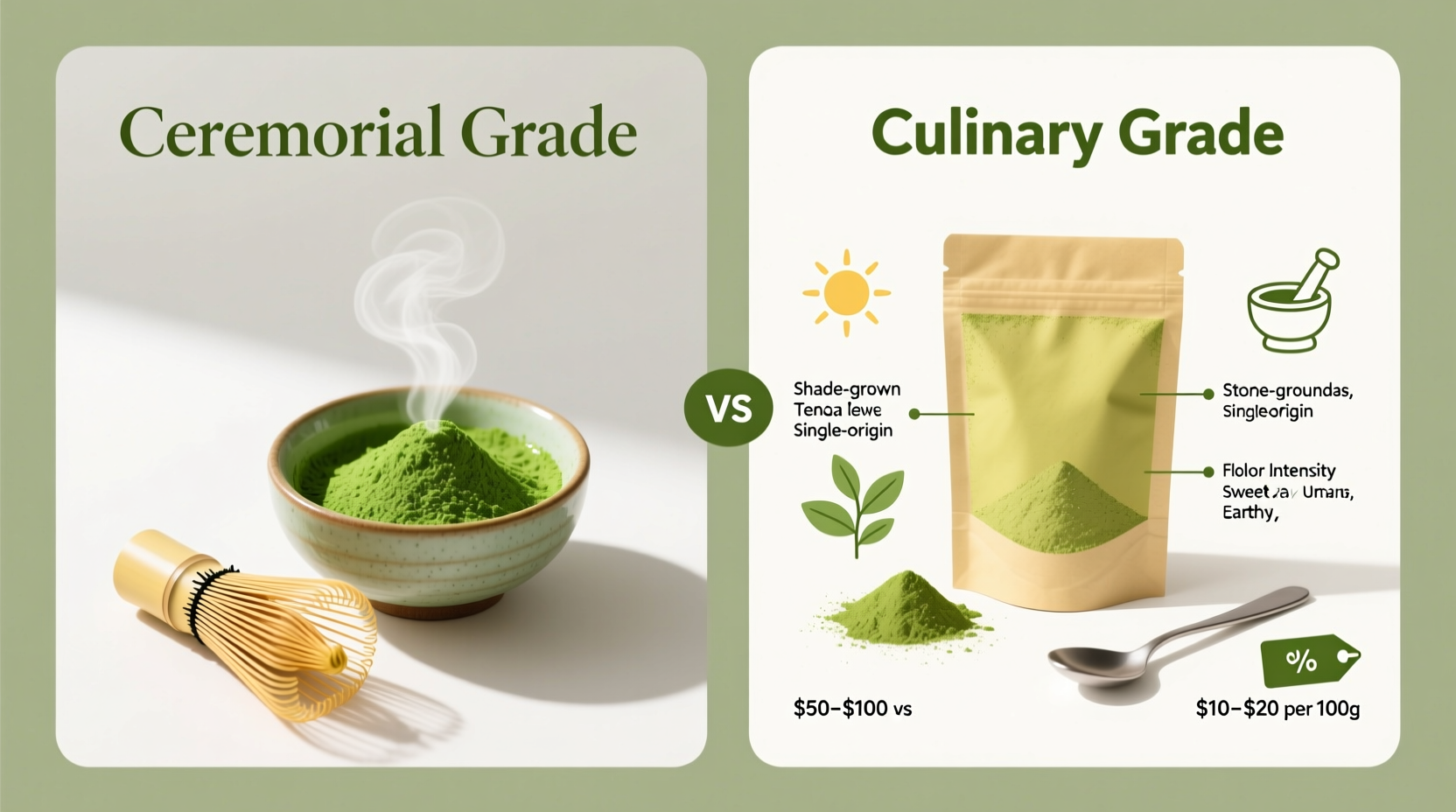 why is matcha so expensive differencing ceremonial grade vs culinary