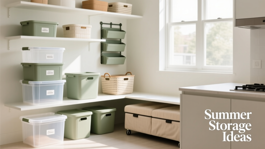 12 Smart, Space-Saving Summer Storage Ideas for Patios, Garages, and Small Homes