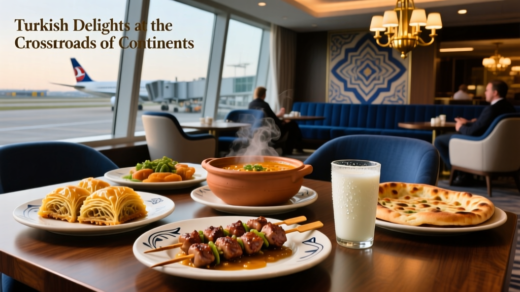 Turkish Airlines Business Class Lounge at Istanbul Airport: A Culinary and Cultural Oasis in Transit