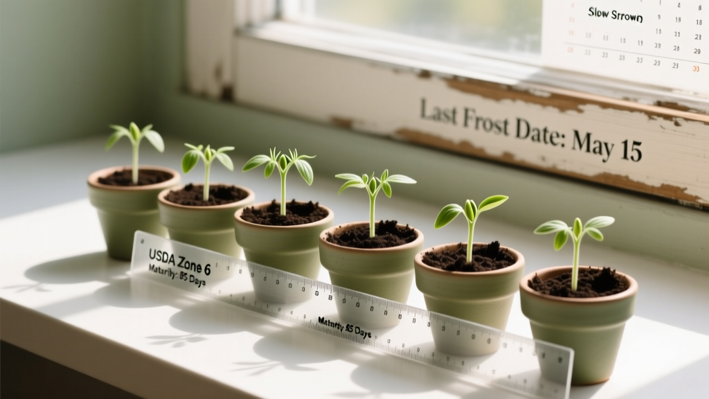 Tomato Seed-Starting Window: USDA Zone + Frost Date (2026)