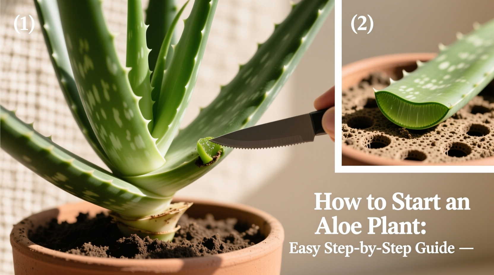 Grow Aloe Plants in 5 Steps | TheHomeSprouts