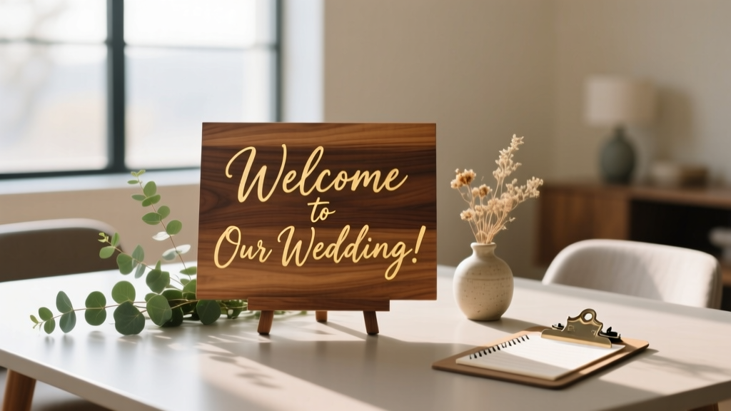 Wedding Welcome Sign: 7 Steps to Save $120+ (2026)