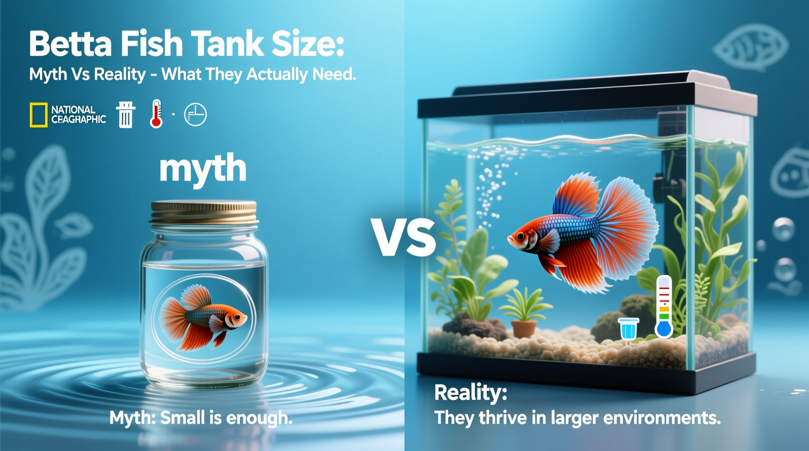 View of Beta Fish Tank Size Myth Vs Reality What They Actually Need