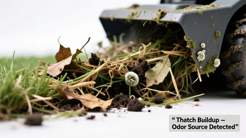 Lawn Thatch Buildup Smells Bad: Quick Diagnosis