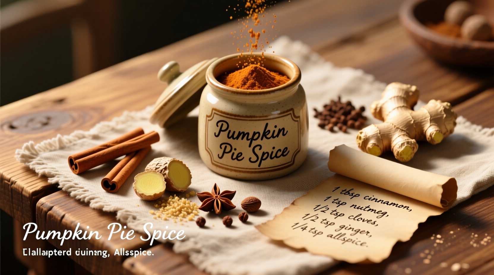 recipe for pumpkin pie spice