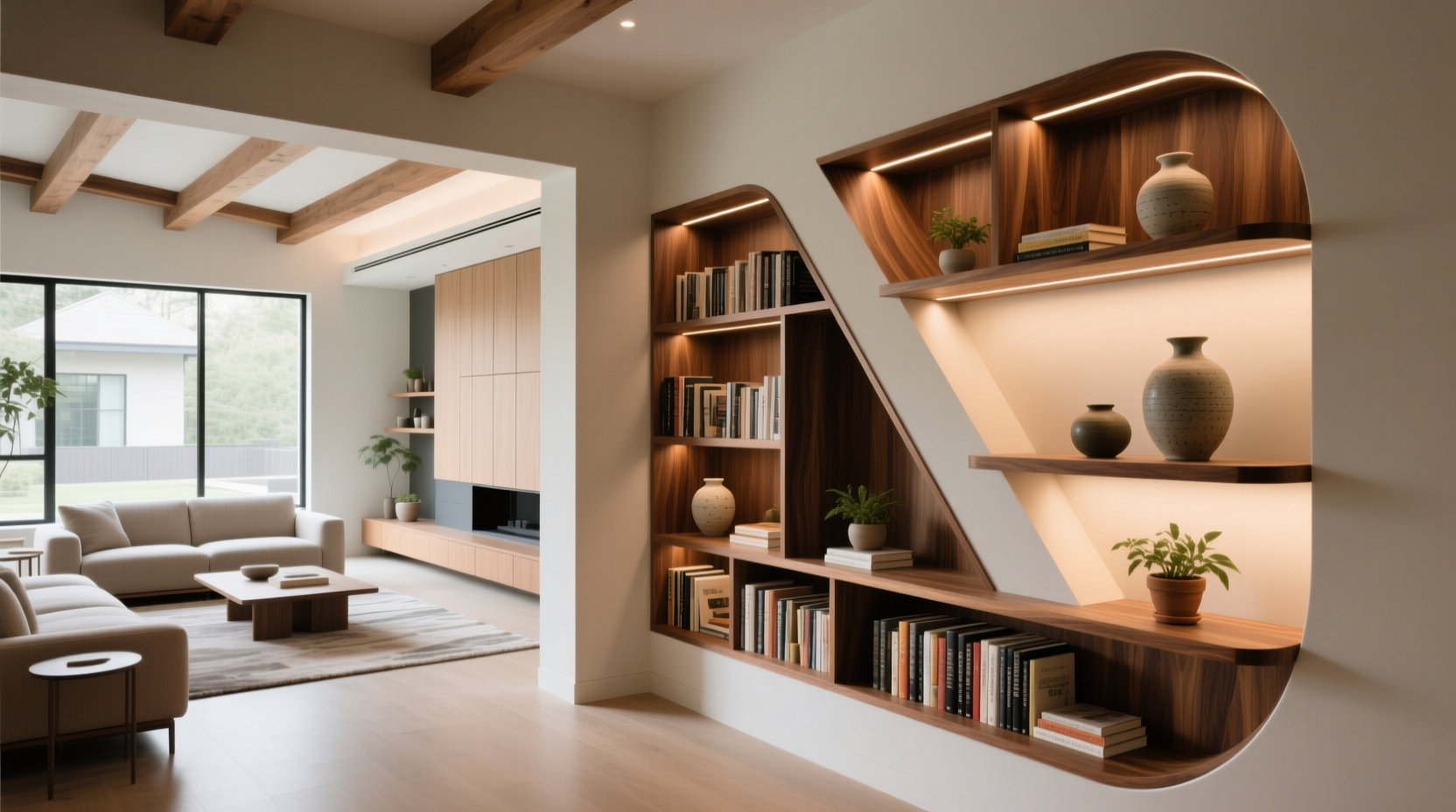 Built In Bookcase Ideas For Awkward Corners And Alcoves