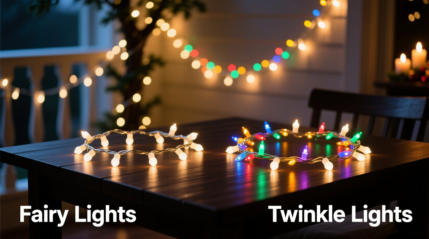 fairy lights vs twinkle lights are they the same thing or different tech