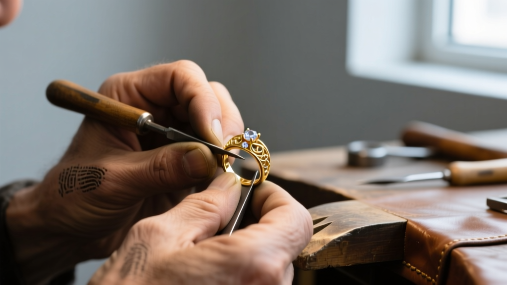 Macro photography of a jeweler