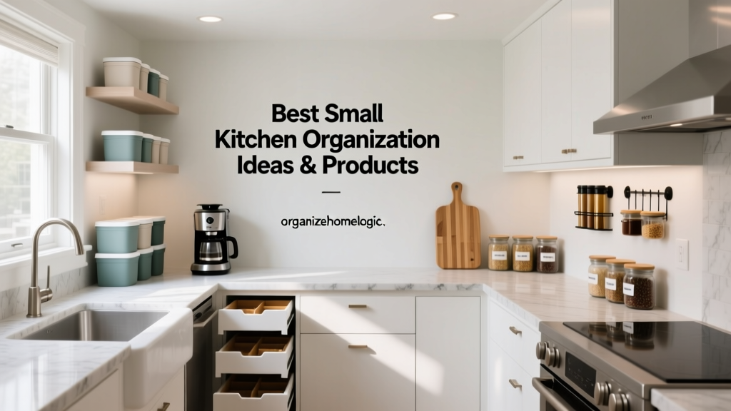 Best Small Kitchen Organization Ideas & Products