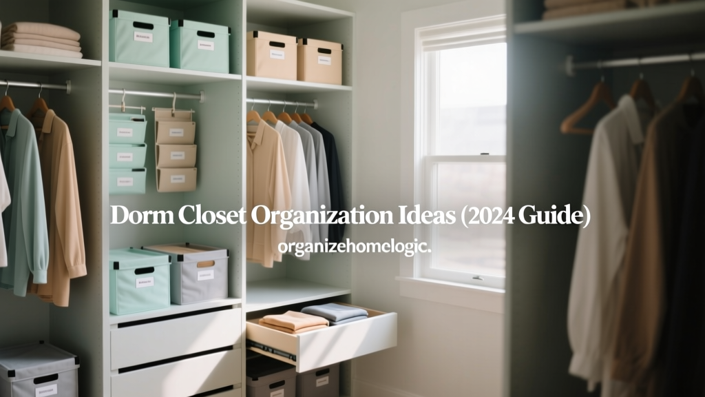Dorm Closet Organization Ideas (2024 Guide)