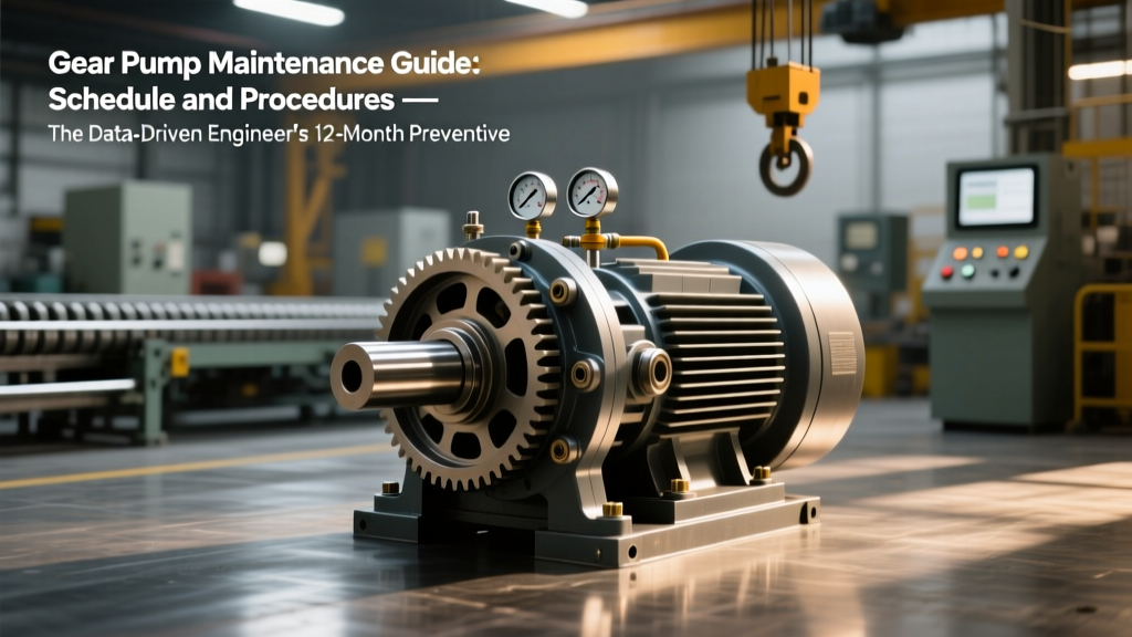 Gear Pump Maintenance: 12-Month Plan Cuts Downtime 68%