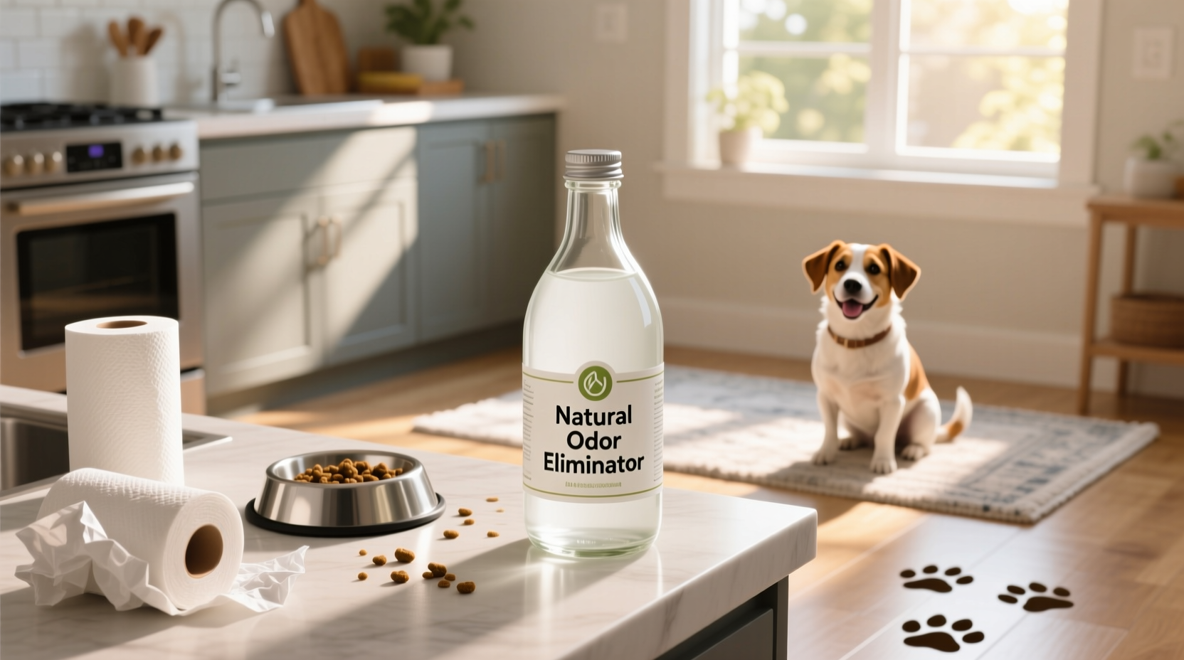 get rid of old and new pet odors with vinegar
