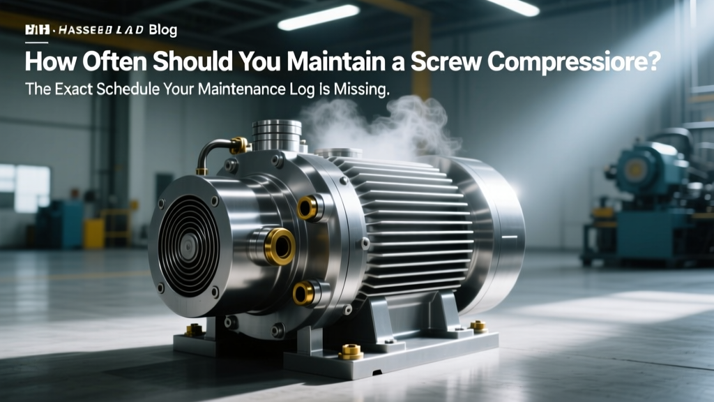 Screw Compressor Maintenance Schedule: Daily, Monthly,